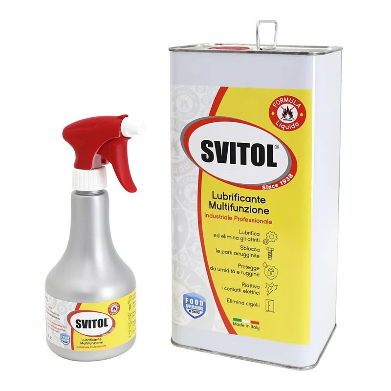 Lubrifiant Arexons Svitol Multifonctions Professionnel Formule Amelioree Point Eclair 100°C (Spray 400Ml + Recharge 5L)