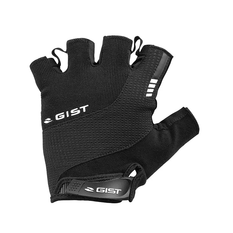 Gants Vélo Court Gist Kontrol Été Noir S (Paire Sur Carte) Avec Velcro