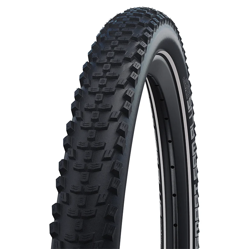 Pneu VTC Cross 700 X 40 - Gravel (28-29 X 1,60) Schwalbe Smart Sam Addix Performance Noir Tr (42-622) Flanc Reflex Compatible VAE (Offre Spéciale)