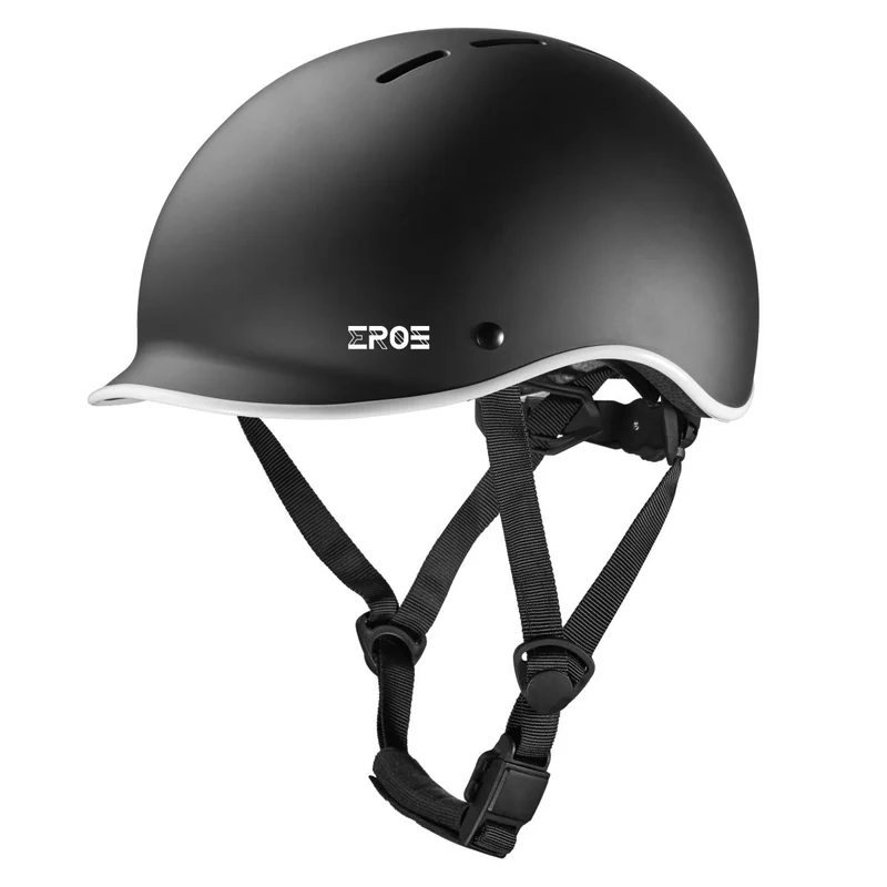 Casque Eroz Vintage Collection pour Trottinette Electrique et Vélo (Bleu/Noir)