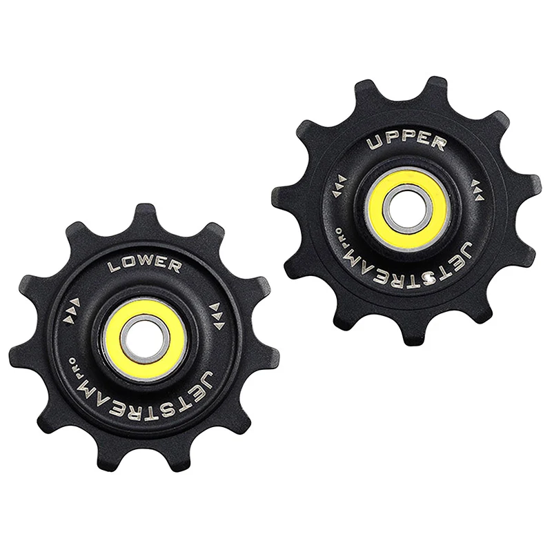 Galet Dérailleur Route Tripeak 11-11 Dents Céramique 12V. Shimano Dura-Ace R9200 - Ultegra R8100 - 105 R7100 Noir (Blister De 2)