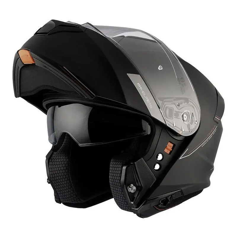 CASQUE MODULABLE MT GENESIS SV DOUBLE ECRANS UNI NOIR MAT