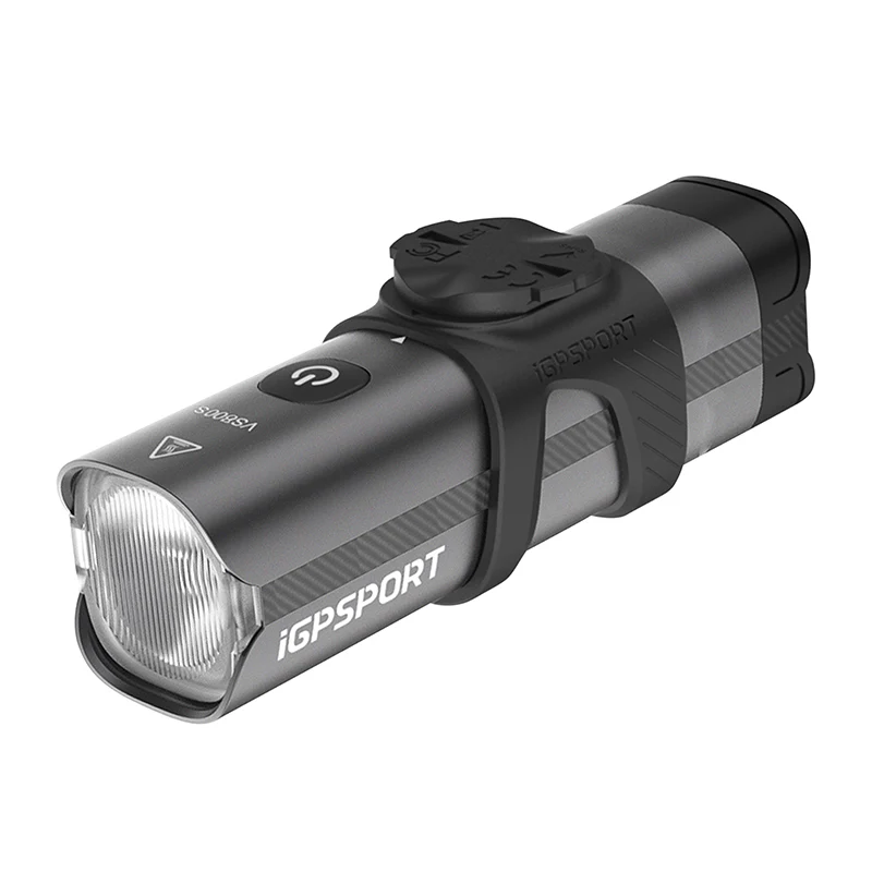Éclairage Vélo Avant Intelligent Igpsport Vs800S Lumen Alu LED Rechargeable Usb (Visible 140M) - Connexion Possible Avec Le Compteur Igpsport - Faisceau Lumineux Contours Nets Adaptatif A La Vitesse