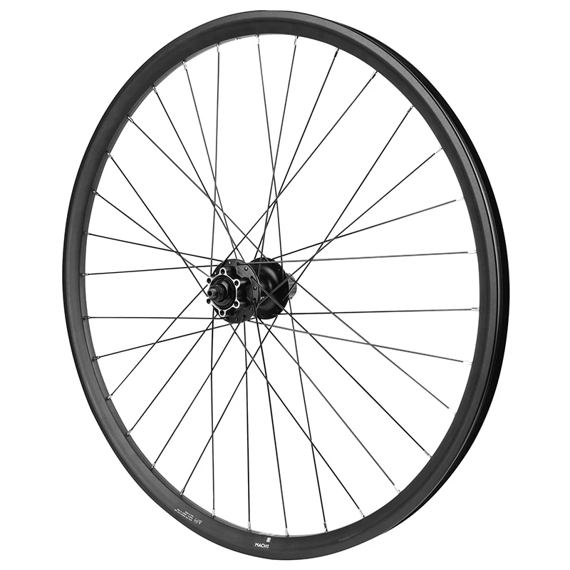 Roue VTT Disque Blocage 27.5" Pulse Arrière Noir Moyeu Velox Disque 6 Trous Cassette 11-10-9V Jante 23C 32 Rayons -Poids Max 150 Kg-