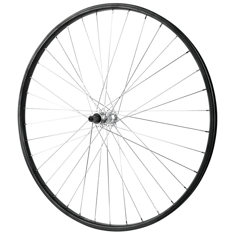 Roue VTC Patin Blocage 700 - 28" Alu Arrière Moyeu Alu Roue Libre 7-6-5V 36 Rayons Jante 21C -Poids Max 110 Kg-