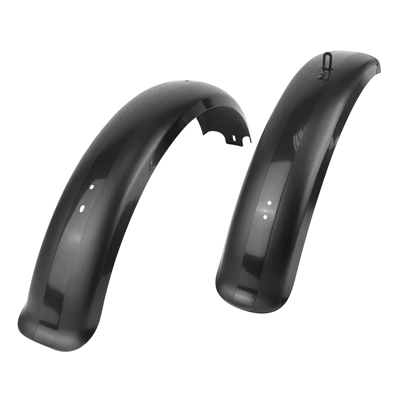 Garde Boue VTT Fat Bike Avant - Arrière 20" Leader Fox Noir Compatible Cody (Vendu A La Paire)