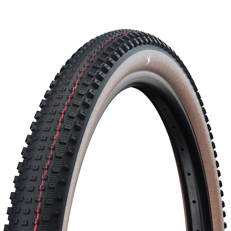 Pneu VTT - VAE 29 X 2.40 Schwalbe Rick Xc Noir Tlr Super Race (62-622) Tubeless Ready Flanc Transparent Homologué VAE E25 (Poids Max 125 Kg)