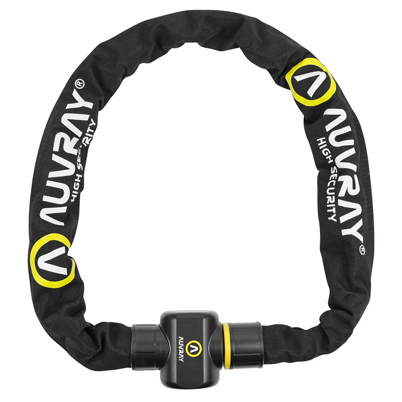 Antivol Vélo Chaîne A Clé Auvray C-Bloc Pro Alert 1.00M Maillon Diam 10 mm Avec Alarme Sonore (3 Clés) -Homologué Art***-