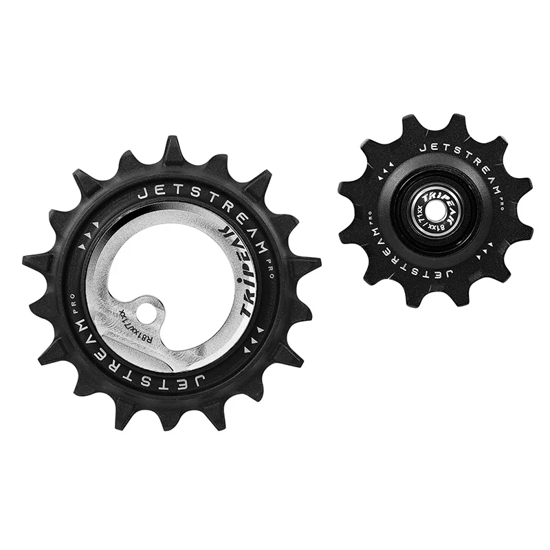 Galet Dérailleur Aopw Tripeak 12-18 Dents Céramique 12X2V. Shimano Ultegra R8100 - 105 R7100 Argent (Jeu De 2) (Garantie 4 Ans)