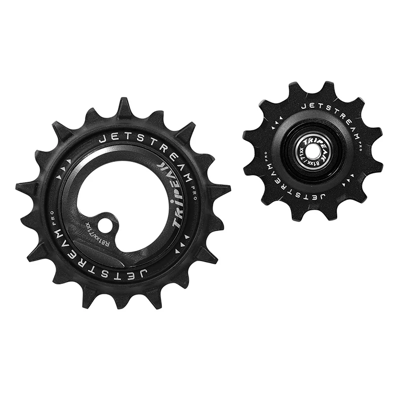 Galet Dérailleur Aopw Tripeak 12-18 Dents Céramique 12X2V. Shimano Ultegra R8100 - 105 R7100 Noir (Jeu De 2) (Garantie 4 Ans)