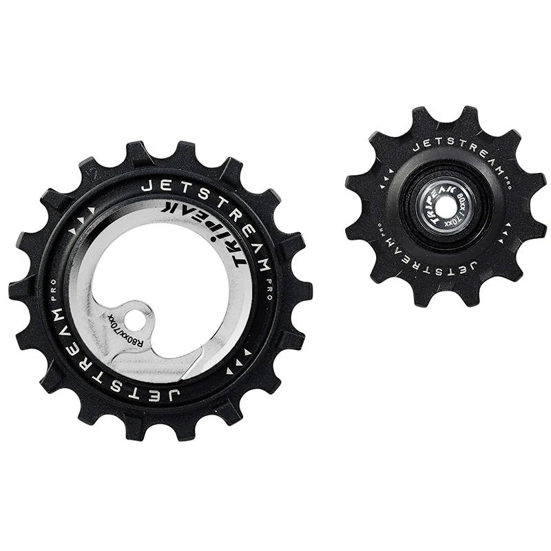 Galet Dérailleur Aopw Tripeak 12-18 Dents Céramique 11X2V. Shimano Ultegra R8000Gs - 105 R7000Gs Argent (Jeu De 2) (Garantie 4 Ans)