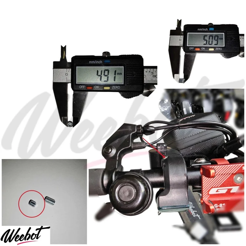 Vis Sans Tête (Pack 10) pour Trottinette Electrique Weebot Zephyr (Contacteur Clés)