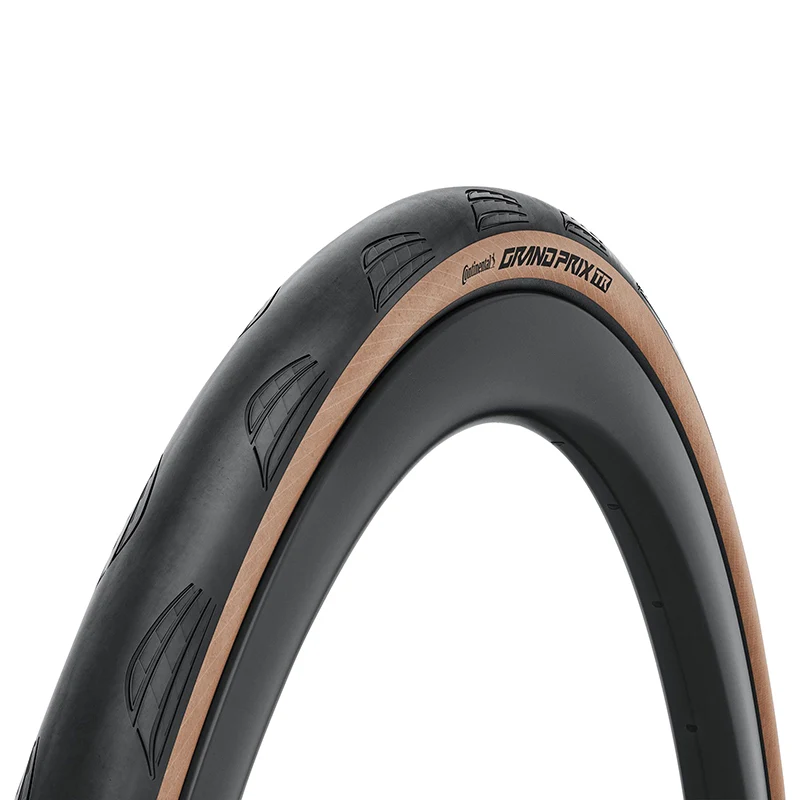 Pneu Route 700 X 28 Continental Grand Prix Noir Flanc Marron Tubeless Ready Ts (25-622) Compatible VAE