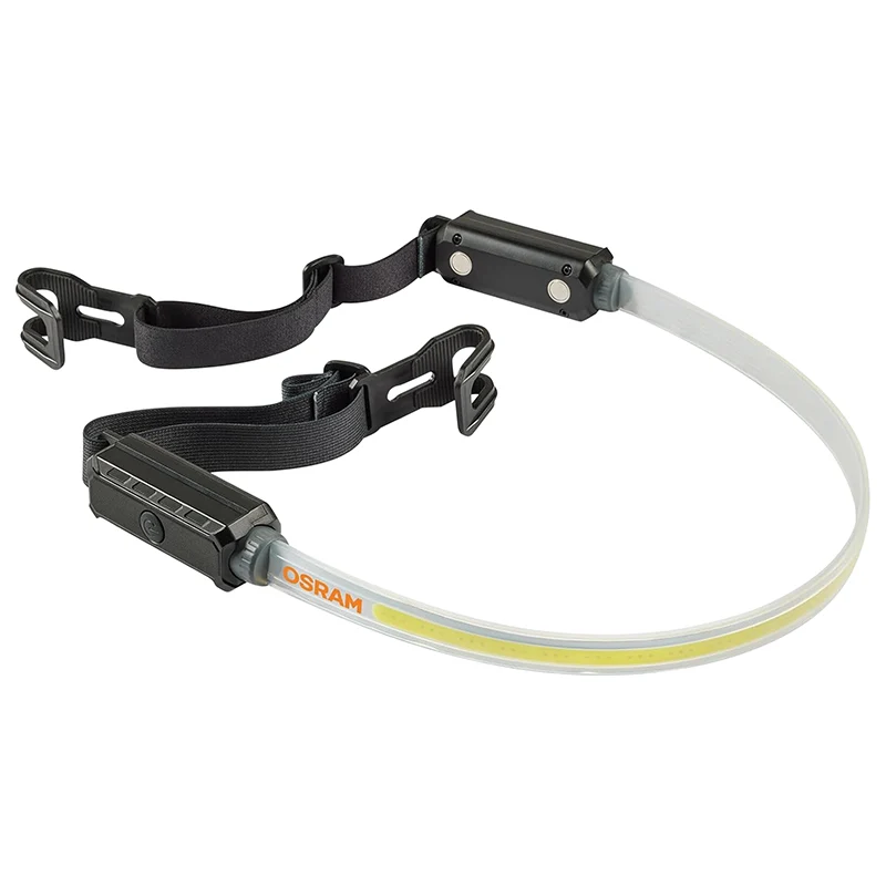 Lampe-Torche-Baladeuse Atelier A Leds Osram Ledinspect Flexible Avec Batterie Lithium (Jusqu'A 1000 Lm) 6200-6500K (Rechargeable Usb-C) (Sangle Elastique Extensible Jusqu'A 2,1M)
