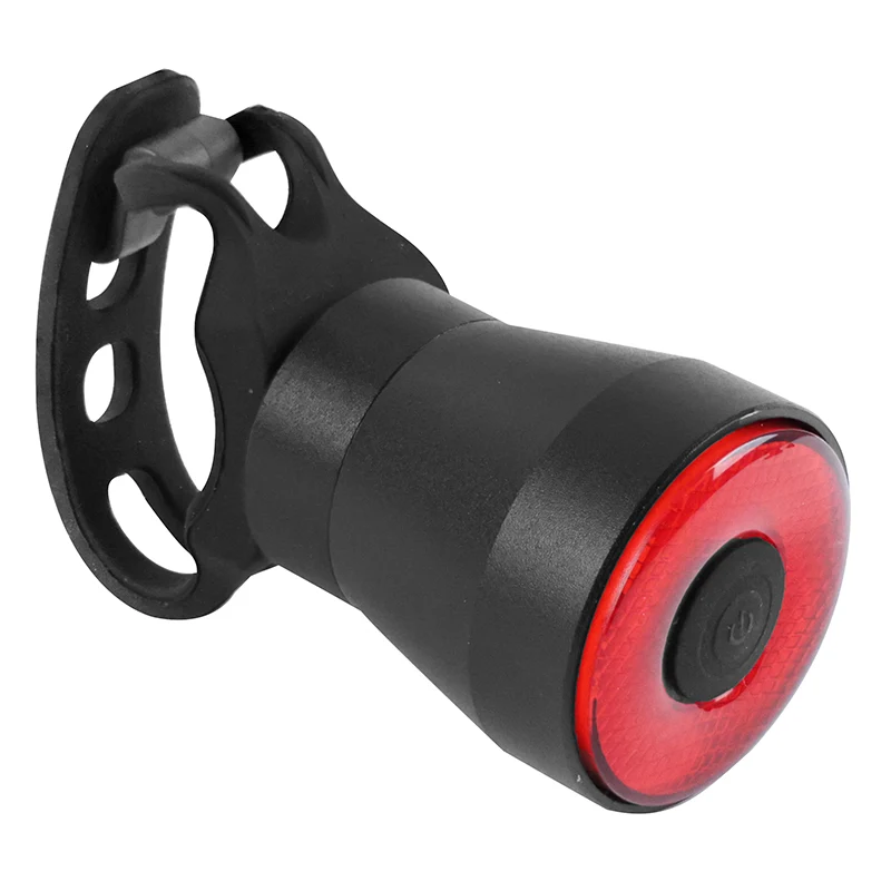 Éclairage Vélo Usb Arrière Sur Tige De Selle X200 Avec Indicateur Freinage - Capteur Vibration Noir (Fonctions Fixe Et Clignotant)