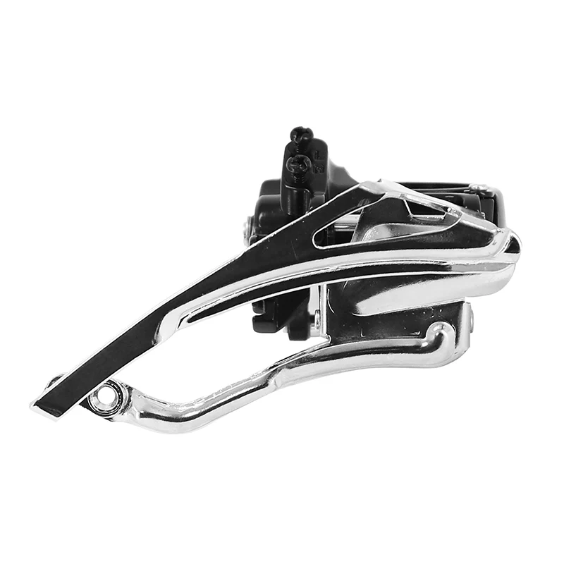 Dérailleur VTT Avant Microshift 7-8V. A Collier 34.9 Pour Triple Plateau 48X38X28 Tirage Haut-Bas (Avec Collier Adaptateur 28.6) (Compatible Shimano)