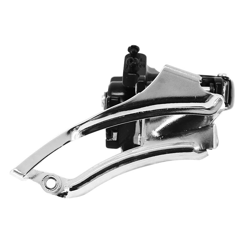 Dérailleur VTT Avant Microshift 7-8V. A Collier 34.9 Pour Triple Plateau 42X34X24 Tirage Haut-Bas (Avec Collier Adaptateur 31.8) (Compatible Shimano)
