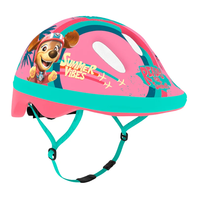 Casque Vélo Enfant Paw Patrol Rose Taille 44-48 (Pat Patrouille) (Vendu Sur Carte)