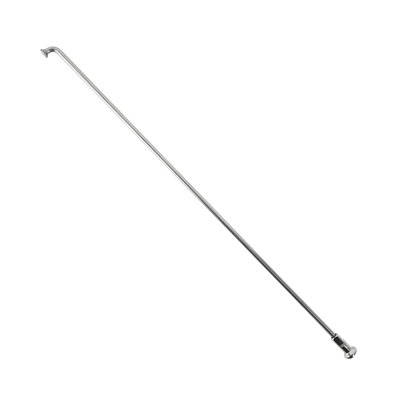 Rayon INOX Argent 2,6 mm L220 mm Tête Coudée Sapim Avec Écrou (Vendu A L'Unite)