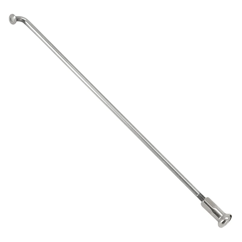 Rayon INOX Argent 2,6 mm L130 mm Tête Coudée Sapim Avec Écrou (Vendu A L'Unite)