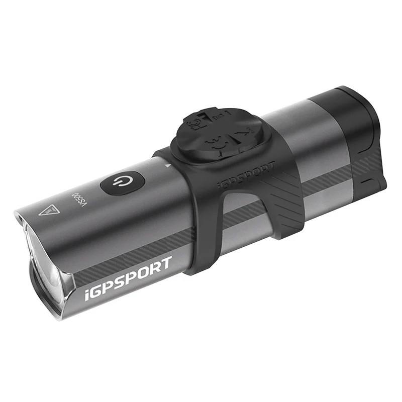Éclairage Vélo Avant Intelligent Igpsport Vs500 Lumen Alu LED Rechargeable Usb (Visible 100M) - Bluetooth - Se Fixe Sur Le Support M83 Livre Avec (Câble Non Inclus)
