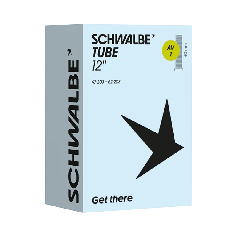Chambre A Air Vélo 12 1-2 X 1.75-2 1-4 Schwalbe Valve Standard 40 mm (47-62X203) (Av1)