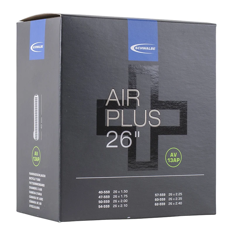 Chambre A Air Vélo 26 X 1.50-2.40 Schwalbe Air Plus Valve Standard 40 mm (Av13Ap)