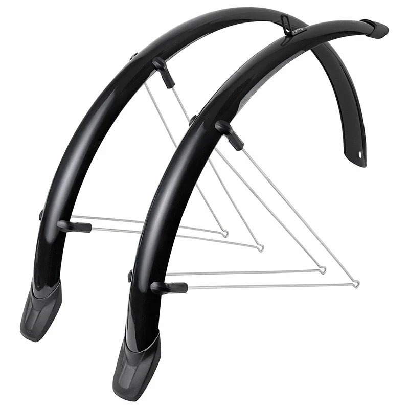 Garde Boue City-VTT Tringles 26'' Eurofender Rapido 51 mm Noir (Paire) Avec Fixation Rapido