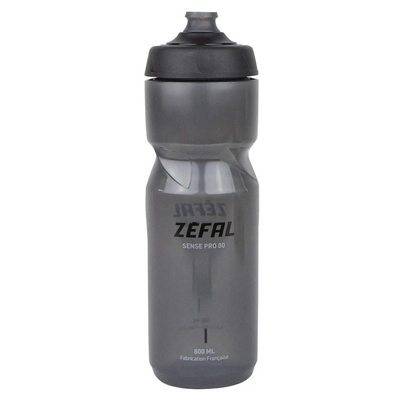 Bidon Zefal Sense Pro 80 Noir Fume (Noir-Gris) 800Ml (Bouchon Sécurité Anti-Goutte)