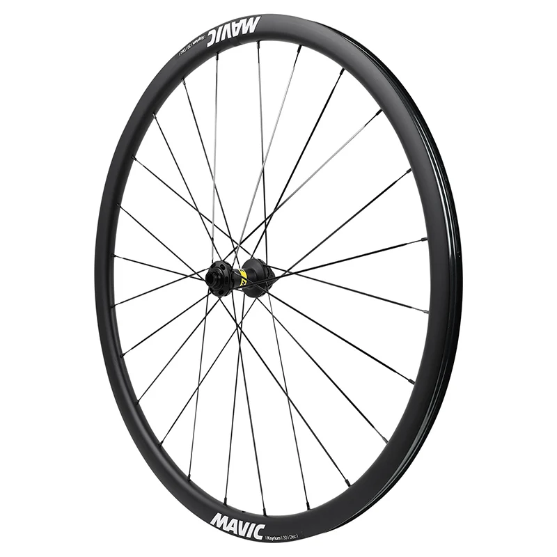 Roue Route Disque 700 Mavic Ksyrium 30 Avant Centerlock Tubeless Ready Axe Traversant 12-100 Noir Jante 622-19
