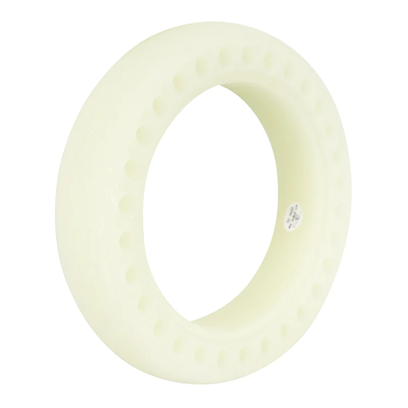 Pneu Trottinette Plein 8.5 X 2.00 Vert Fluorescent (Pour Xiaomi M365 Et Autres) Largeur Int 37 mm