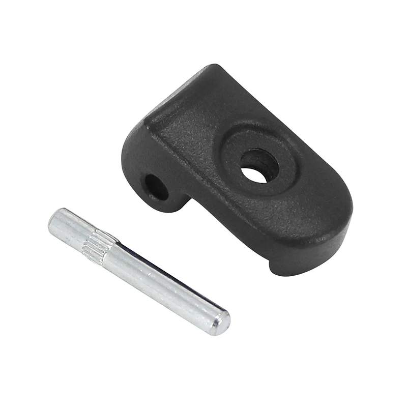 Loquet-Blocage Charniere De Verrouillage Pour Trottinette Xiaomi M365, 1S, Essential, Pro, Pro 2 Zinc Noir (Avec Goupille) (Vendu A L'Unite) -P2R-