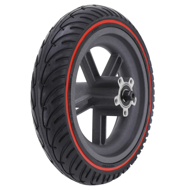 Roue Trottinette Arrière Xiaomi Pro, Pro2 (Avec Pneu Noir Liseret Rouge 8.5 X2) -P2R-