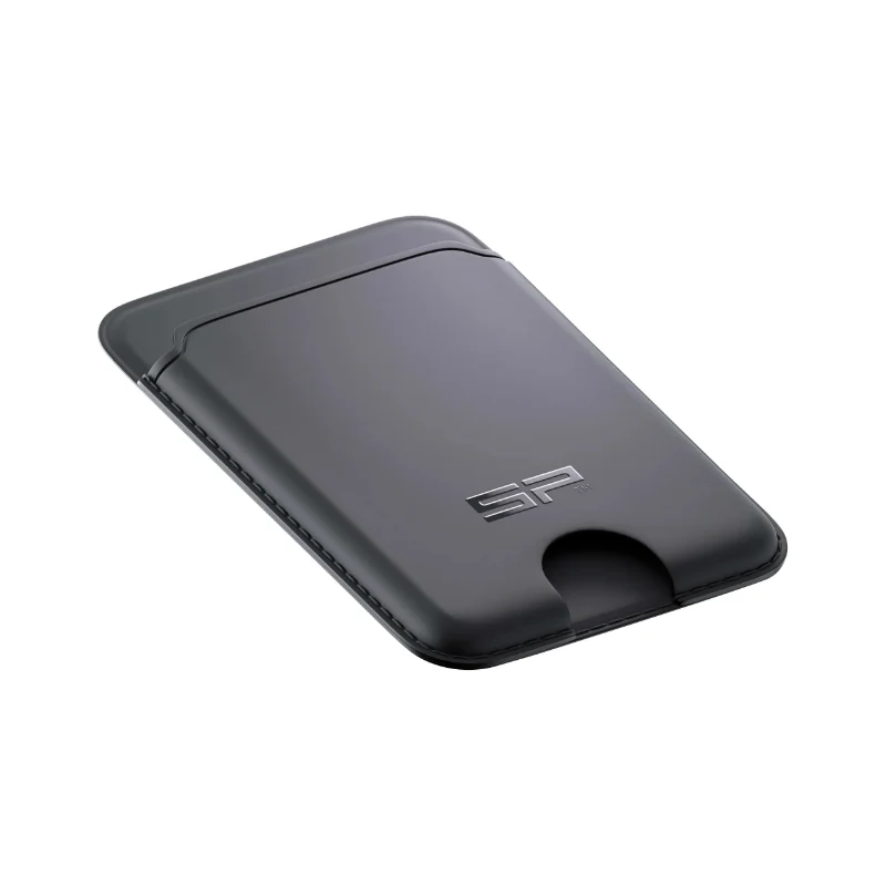 Porte Carte Pour Smartphone-Telephone Sp Connect Vendu A L'Unite Fixation Sur La Coque Noir Spc+