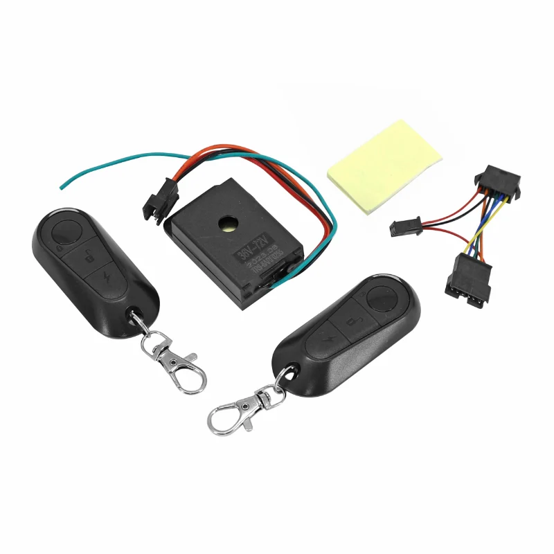 Alarme Trottinette 36V - 72V Inclus 2 Telecommandes (Branchement Sur Batterie)