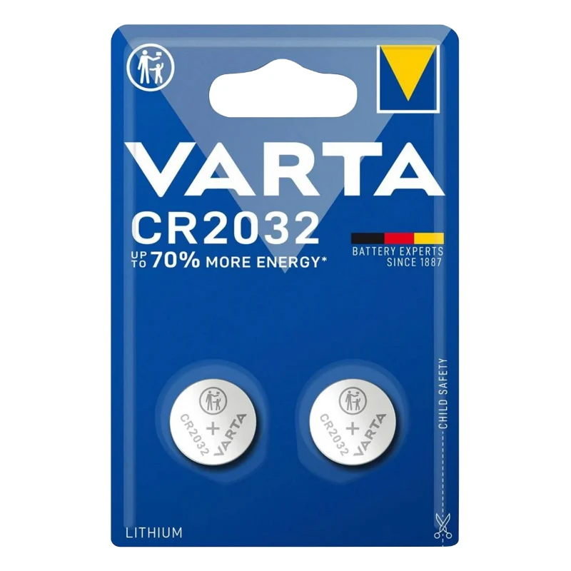 Pile Bouton Cr2032 Varta Lithium 3V (Vendu Par 2)