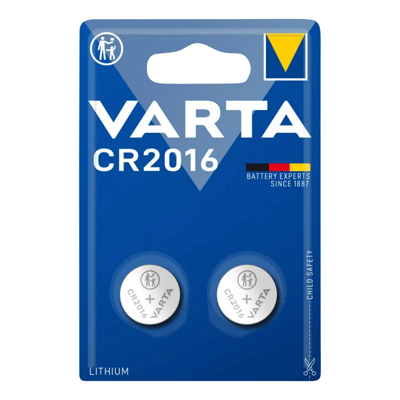 Pile Bouton Cr2016 Varta Lithium 3V (Vendu Par 2)