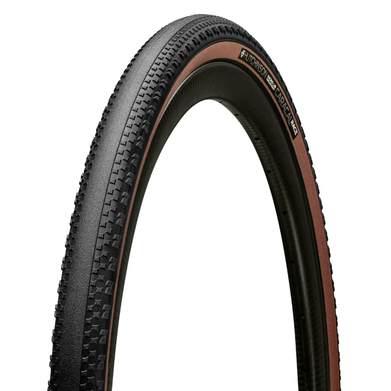 Pneu Gravel 700 X 40 Hutchinson Caracal Race Racing Lab Tan Noir-Marron Tubeless Ready Reinforced Ts (40-622)