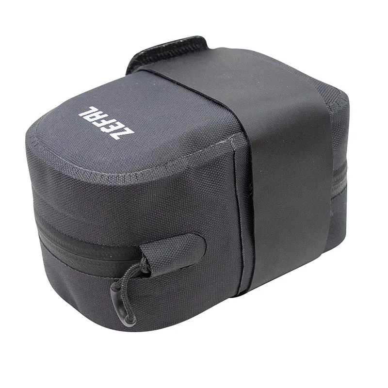 Sacoche De Selle Vélo Zefal Z Off-Road Pack Noir Étanche Fixation Velcros (L 80 X L 120 X H 60 mm - 0.6Litre) Charge Maxi 1Kgs
