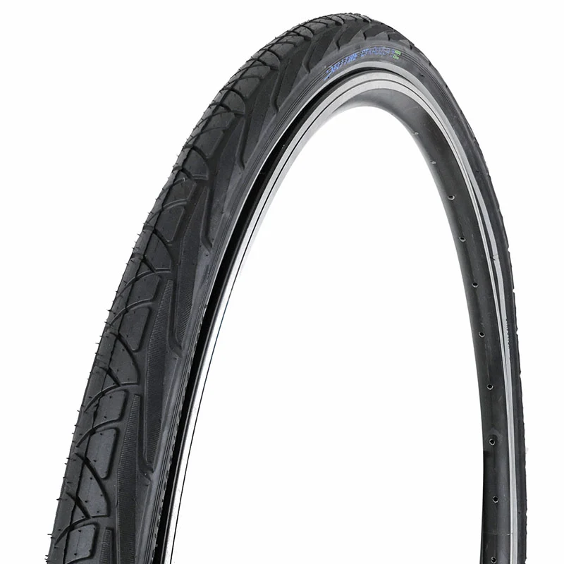 Pneu VTC Urbain 700 X 45 (29 X 1,75) Deli Ct Kruizer Renfort Anti-Crevaison Noir Tr (47-622) Flanc Reflex Compatible VAE
