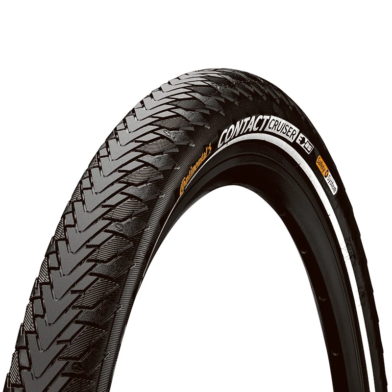 Pneu City VAE 20 X 2.00 Continental Contact Cruiser Noir Tr Flanc Reflex (50-406) Compatible VAE (Offre Spéciale)