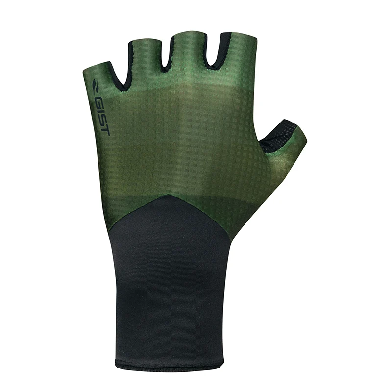 Gants Vélo Court Gist Speed Noir-Vert XXL (Paire Sur Carte) Sans Velcro