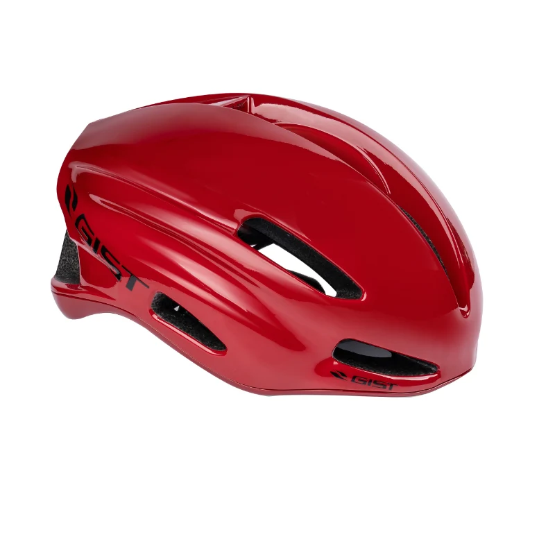 Casque Vélo Adulte Gist Route Veloce Rouge Taille 52-56 Réglage Molette Fermeture Boucle Fidlock Magnetique (Eps-Pc)