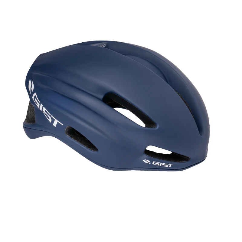 Casque Vélo Adulte Gist Route Veloce Bleu Taille 52-56 Réglage Molette, Boucle Fidlock (Eps-Pc)