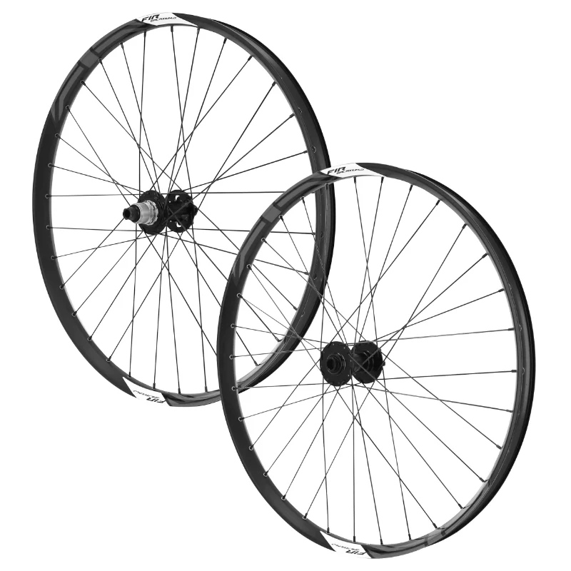 Roues VTT Disque 27.5" Fir Galaxium E.Bike Disque 6 Trous Noir Cassette Sram Xd 12V Axe Traversant 15-110 Et 12-148 Hauteur-Profil 21 mm (Paire) - Tubeless Ready VAE