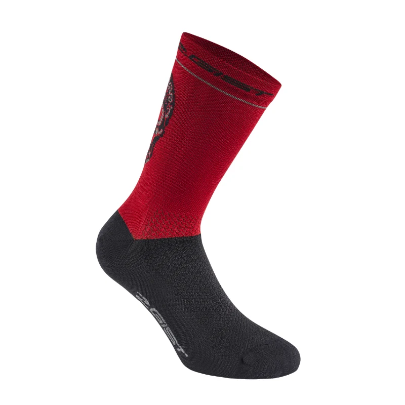 Chaussettes - Socquettes Été Gist Crane-Skull Bordeaux 40-43 - Hauteur 18 cm (Paire)