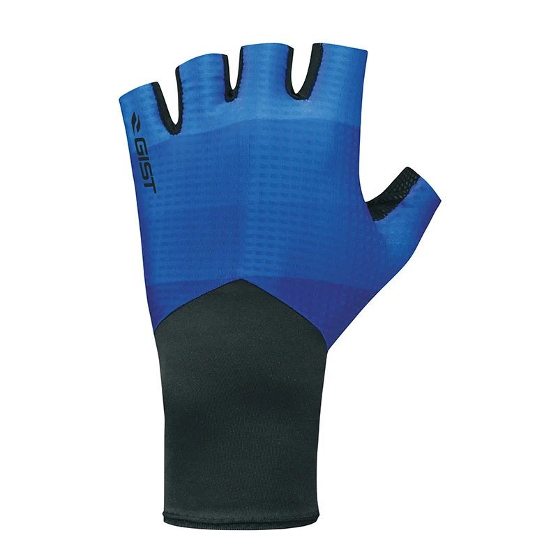 Gants Vélo Court Gist Speed Noir-Bleu XL (Paire Sur Carte) Sans Velcro