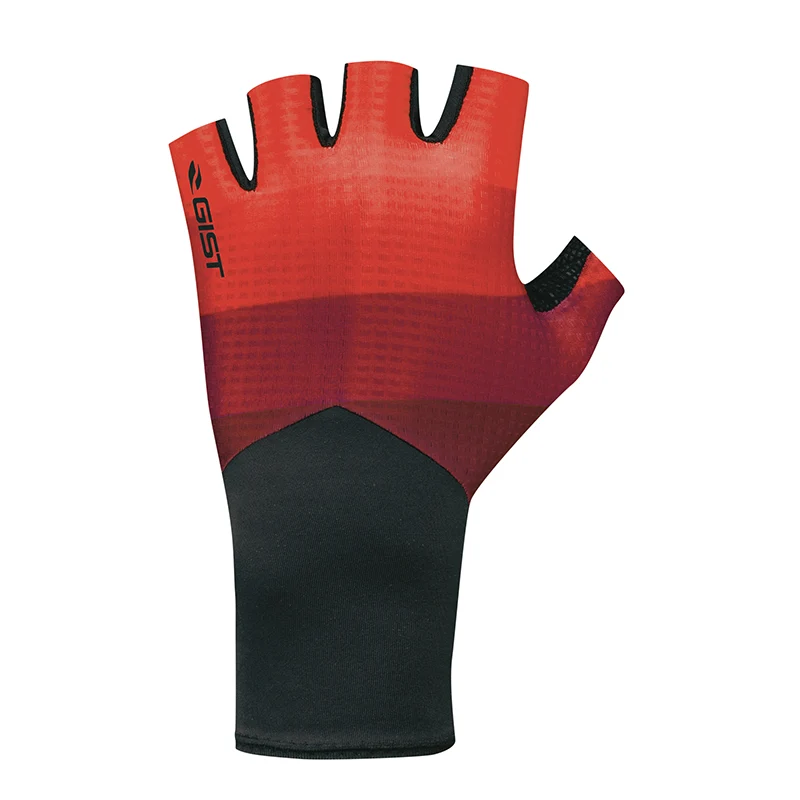 Gants Vélo Court Gist Speed Noir-Rouge XXL (Paire Sur Carte) Sans Velcro