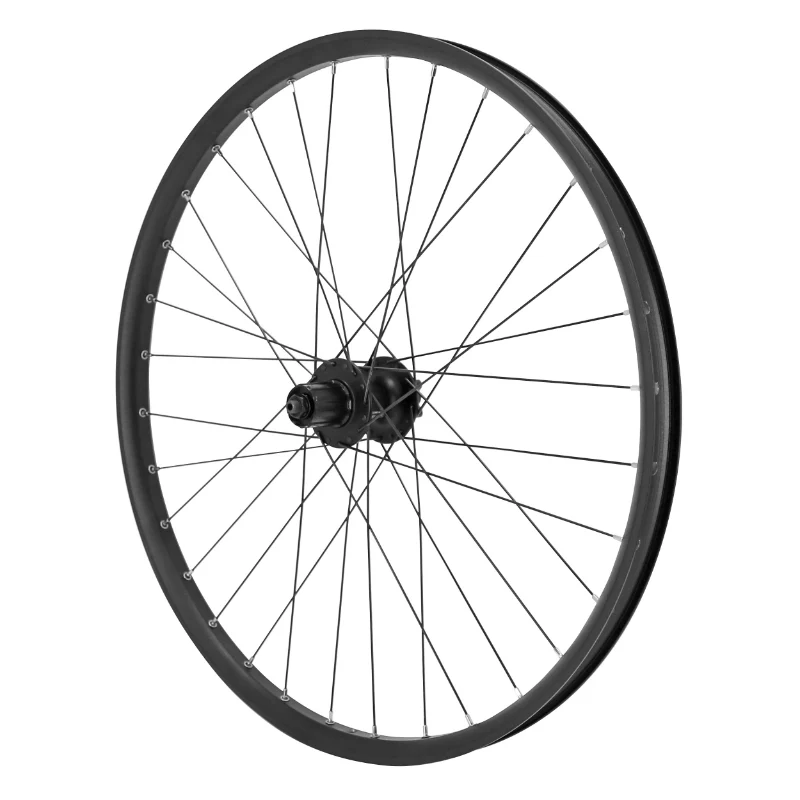 Roue VTT - Cargo - VAE - E-Bike - Longtail Disque Blocage 26" Trucky Arrière Noir Moyeu Shimano M475 6 Trous Cassette 11-10-9-8V (Renforcé) Jante 30C 32 Rayons Diamètre 2.3 mm