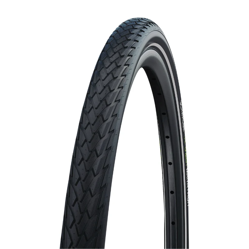 Pneu VTC Urbain 700 X 38B Schwalbe Marathon Green Noir Tr (40-635) Renfort Greenguard Flanc Reflex Compatible VAE (28X1 1-2)